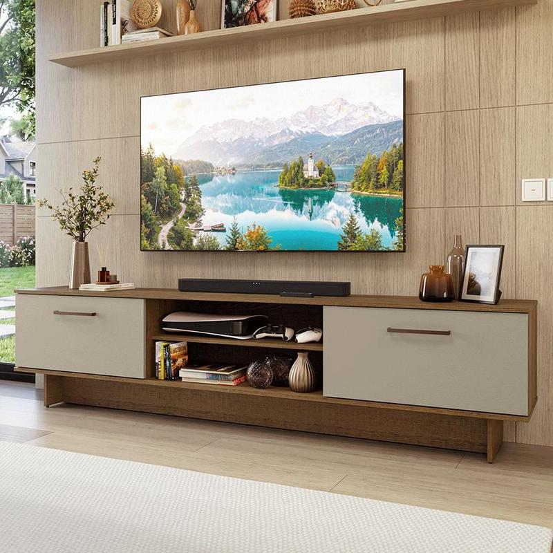 Rack para TV até 80 Polegadas 218 cm 2 Portas R Agata Madesa